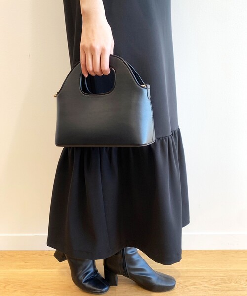 OPAQUE.CLIP（オペークドットクリップ）の「◆ホールハンドルミニバッグ【2WAY】（ショルダーバッグ・レディース・ブラック/オフホワイト/ピンク系・00）」の21枚目の写真