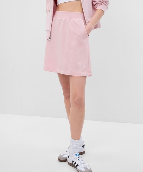 GAP(ギャップ)の「ヴィンテージ ソフト GAPロゴ ミニスカート(スカート・レディース・グリーン/ホワイト系その他/ピンク・L/XXS/M/S/XS)」の3枚目の写真