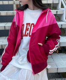 WEGO/ナイロンライン切り替えブルゾン