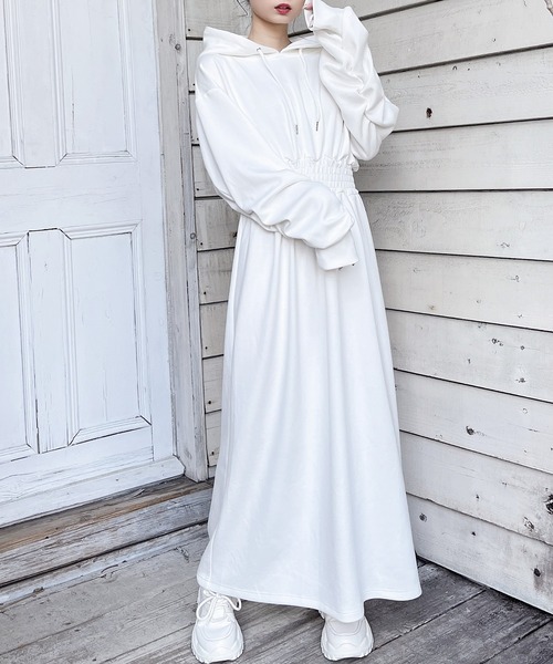 MIIA（ミーア）の「ロングパーカーワンピース（ワンピース）」 - WEAR