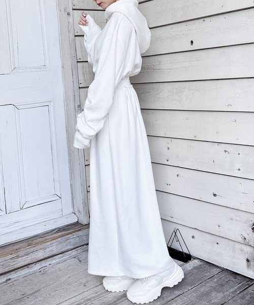 MIIA（ミーア）の「ロングパーカーワンピース（ワンピース）」 - WEAR