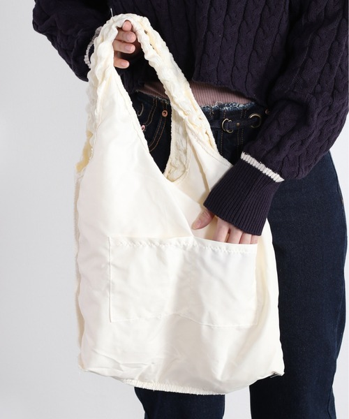 cepo（セポ）の「ポコポコトートバッグ（トートバッグ・レディース・オフホワイト/ブラック/イエロー・FREE）」の4枚目の写真