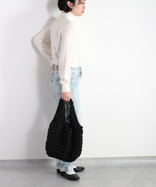 cepo（セポ）の「ポコポコトートバッグ（トートバッグ・レディース・オフホワイト/ブラック/イエロー・FREE）」の11枚目の写真