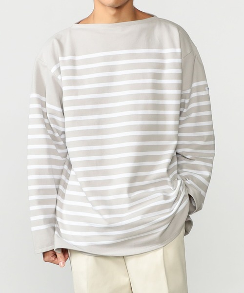 ORCIVAL(オーシバル)の「ORCIVAL | オーバーサイズ ラッセルフレンチセーラーTシャツ MEN(Tシャツ/カットソー・メンズ・ブルー系その他/グレー系その他/ブルー系その他5・7/8)」の2枚目の写真
