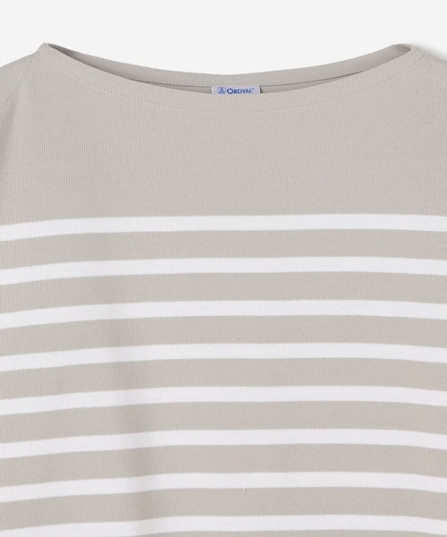 ORCIVAL(オーシバル)の「ORCIVAL | オーバーサイズ ラッセルフレンチセーラーTシャツ MEN(Tシャツ/カットソー・メンズ・ブルー系その他/グレー系その他/ブルー系その他5・7/8)」の10枚目の写真