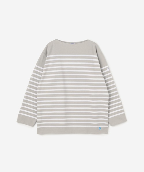 ORCIVAL(オーシバル)の「ORCIVAL | オーバーサイズ ラッセルフレンチセーラーTシャツ MEN(Tシャツ/カットソー・メンズ・ブルー系その他/グレー系その他/ブルー系その他5・7/8)」の9枚目の写真