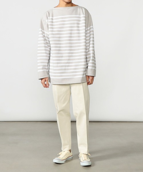 ORCIVAL(オーシバル)の「ORCIVAL | オーバーサイズ ラッセルフレンチセーラーTシャツ MEN(Tシャツ/カットソー・メンズ・ブルー系その他/グレー系その他/ブルー系その他5・7/8)」の17枚目の写真