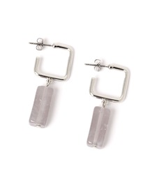 LAKOLE | 樹脂スクエアピアス / 183663(ピアス（両耳用）)