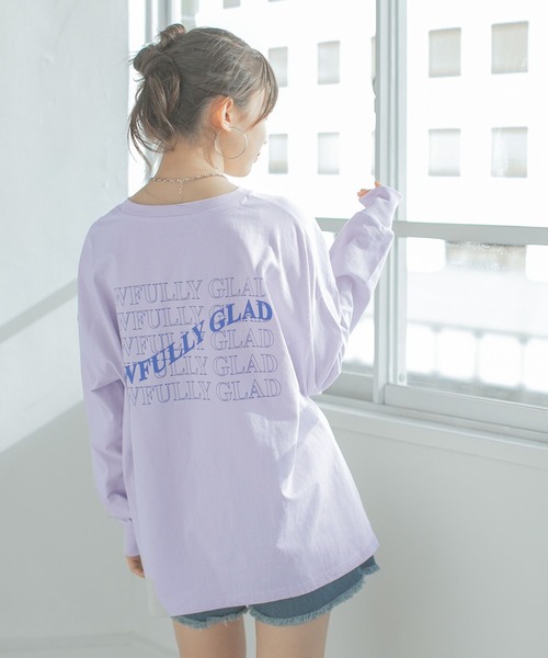 repipi armario(レピピ アルマリオ)の「BACKロゴBIGロンT(Tシャツ/カットソー・キッズ・ホワイト系その他/サックスブルー/ホワイト系その他2・SMALL/MEDIUM/LARGE)」の3枚目の写真