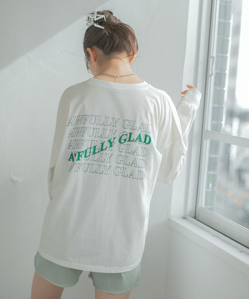 repipi armario(レピピ アルマリオ)の「BACKロゴBIGロンT(Tシャツ/カットソー・キッズ・ホワイト系その他/サックスブルー/ホワイト系その他2・SMALL/MEDIUM/LARGE)」の2枚目の写真