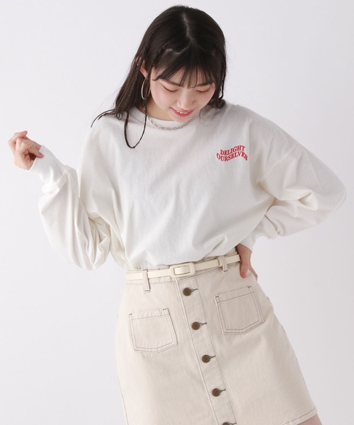 repipi armario(レピピ アルマリオ)の「BACKロゴBIGロンT(Tシャツ/カットソー・キッズ・ホワイト系その他/サックスブルー/ホワイト系その他2・SMALL/MEDIUM/LARGE)」の10枚目の写真