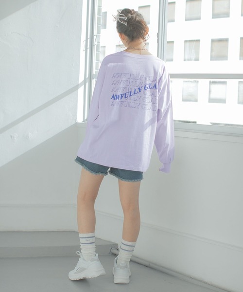 repipi armario(レピピ アルマリオ)の「BACKロゴBIGロンT(Tシャツ/カットソー・キッズ・ホワイト系その他/サックスブルー/ホワイト系その他2・SMALL/MEDIUM/LARGE)」の4枚目の写真