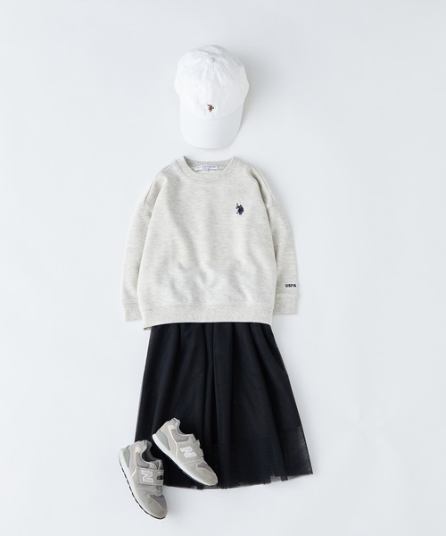 CIAOPANIC TYPY（チャオパニックティピー）の「【KIDS】Wチュールスカート（スカート・キッズ・ブラック/アイボリー・S/M/L/XL/XXL）」の4枚目の写真