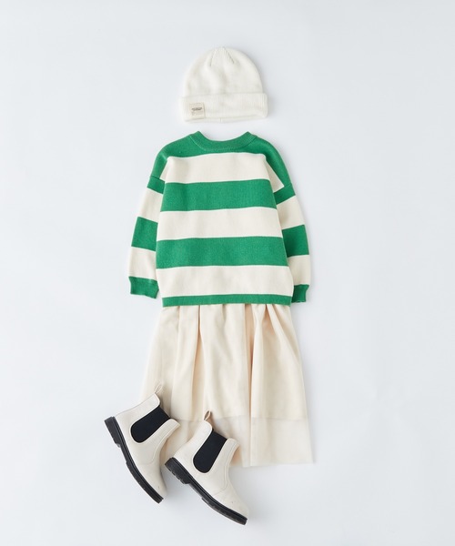 CIAOPANIC TYPY（チャオパニックティピー）の「【KIDS】Wチュールスカート（スカート・キッズ・ブラック/アイボリー・S/M/L/XL/XXL）」の3枚目の写真