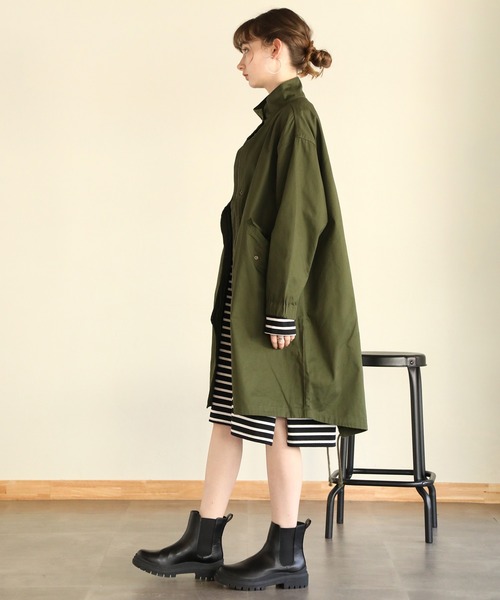 aity（アイティ）の「スタンドモッズコート（モッズコート・レディース・ベージュ/カーキ・M）」の20枚目の写真