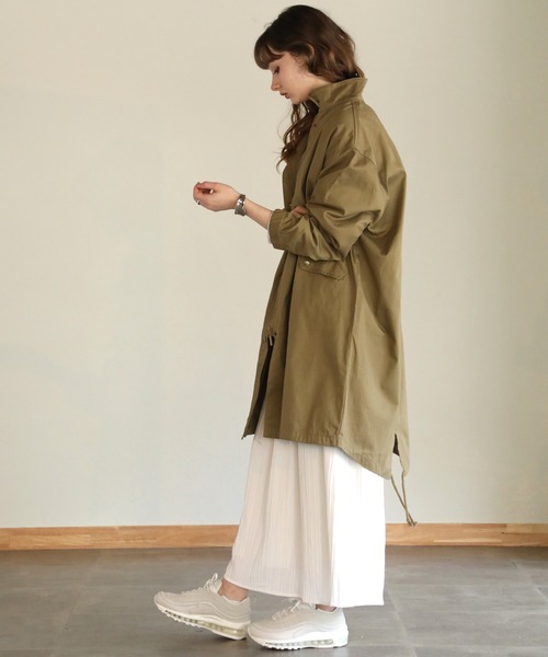 aity（アイティ）の「スタンドモッズコート（モッズコート・レディース・ベージュ/カーキ・M）」の18枚目の写真