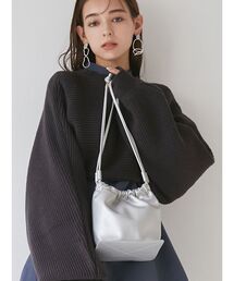 MURUA | シャーリングボトムバッグ(ハンドバッグ)