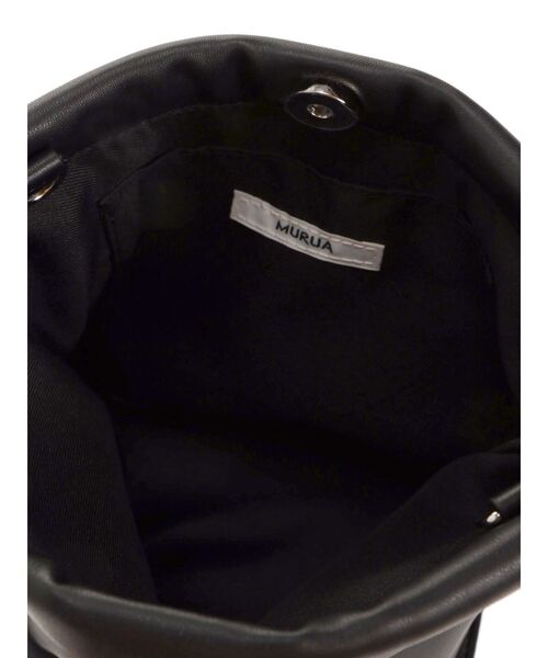 MURUA（ムルーア）の「シャーリングボトムバッグ（ハンドバッグ・レディース・シルバー/ブラック・FREE）」の14枚目の写真
