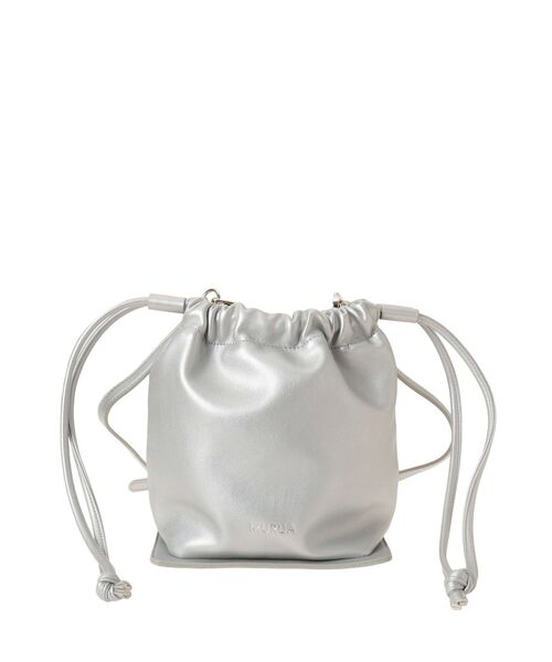 MURUA（ムルーア）の「シャーリングボトムバッグ（ハンドバッグ・レディース・シルバー/ブラック・FREE）」の18枚目の写真