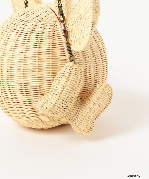BEAMS BOY（ビームスボーイ）の「BEAMS BOY 25th別注 / Disney Rattan Bascket（かごバッグ・レディース・ナチュラル/ブラック・FREE）」の13枚目の写真