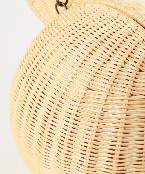 BEAMS BOY（ビームスボーイ）の「BEAMS BOY 25th別注 / Disney Rattan Bascket（かごバッグ・レディース・ナチュラル/ブラック・FREE）」の14枚目の写真