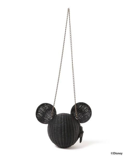 BEAMS BOY（ビームスボーイ）の「BEAMS BOY 25th別注 / Disney Rattan Bascket（かごバッグ・レディース・ナチュラル/ブラック・FREE）」の16枚目の写真