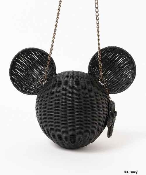 BEAMS BOY（ビームスボーイ）の「BEAMS BOY 25th別注 / Disney Rattan Bascket（かごバッグ・レディース・ナチュラル/ブラック・FREE）」の18枚目の写真