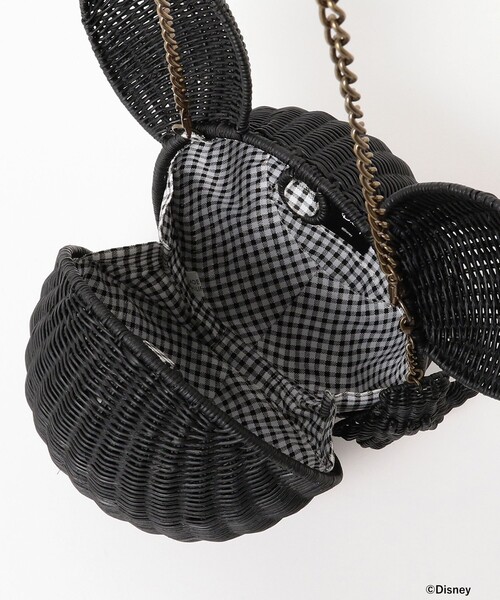BEAMS BOY（ビームスボーイ）の「BEAMS BOY 25th別注 / Disney Rattan Bascket（かごバッグ・レディース・ナチュラル/ブラック・FREE）」の20枚目の写真