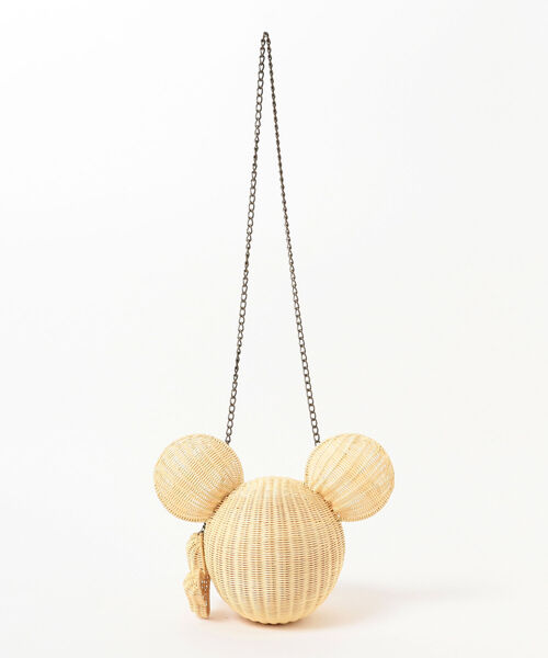 BEAMS BOY（ビームスボーイ）の「BEAMS BOY 25th別注 / Disney Rattan Bascket（かごバッグ・レディース・ナチュラル/ブラック・FREE）」の21枚目の写真