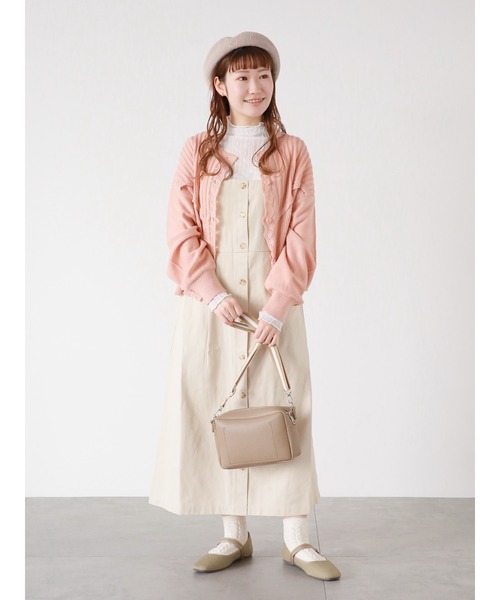 ehka sopo（エヘカソポ）の「ベレー帽（ハット・レディース・ブラック/ベージュ/キナリ・ﾌﾘ-）」の4枚目の写真