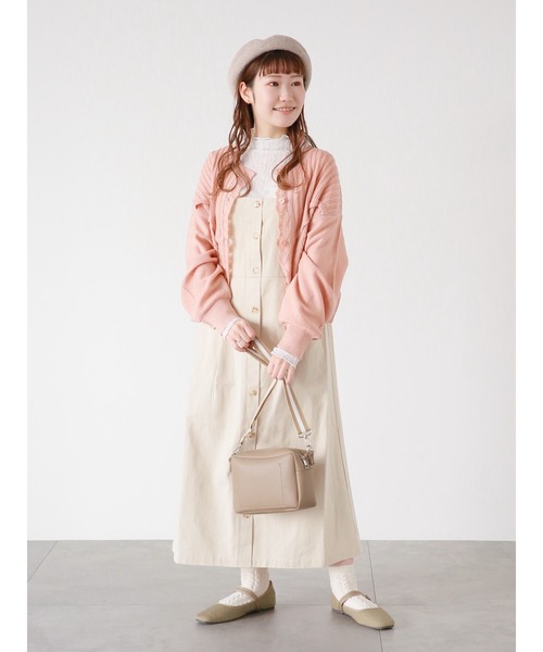 ehka sopo（エヘカソポ）の「ベレー帽（ハット・レディース・ブラック/ベージュ/キナリ・ﾌﾘ-）」の5枚目の写真