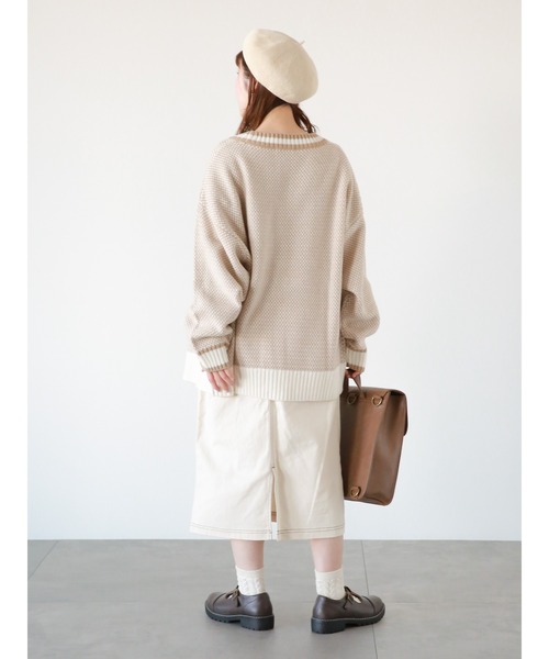 ehka sopo（エヘカソポ）の「ベレー帽（ハット・レディース・ブラック/ベージュ/キナリ・ﾌﾘ-）」の13枚目の写真