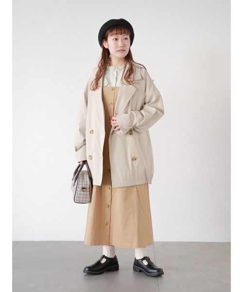 ehka sopo（エヘカソポ）の「ベレー帽（ハット・レディース・ブラック/ベージュ/キナリ・ﾌﾘ-）」の17枚目の写真