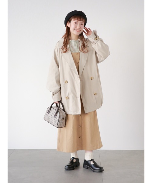 ehka sopo（エヘカソポ）の「ベレー帽（ハット・レディース・ブラック/ベージュ/キナリ・ﾌﾘ-）」の18枚目の写真