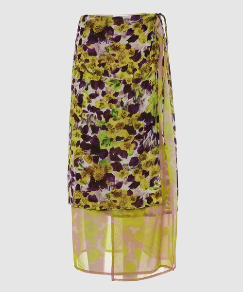 SILENE 6014 W.W.SKIRT YEL（スカート）｜DRIES VAN NOTEN（ドリス ...