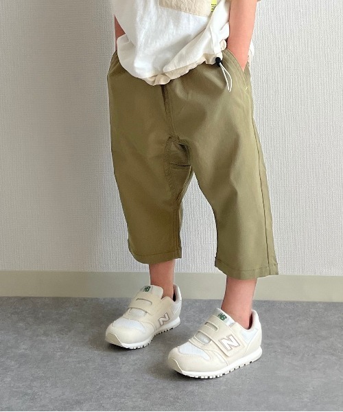 MAKE YOUR DAY(メイクユアデイ)の「スーパーストレッチ6分丈パンツ■80~140cm(その他パンツ・キッズ・ブラック/カーキ/アイボリー/ベージュ・80/90/100/110/120/130/140)」の4枚目の写真