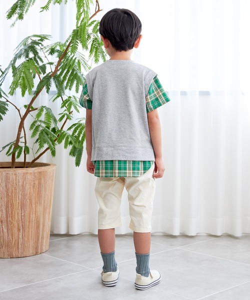 MAKE YOUR DAY(メイクユアデイ)の「スーパーストレッチ6分丈パンツ■80~140cm(その他パンツ・キッズ・ブラック/カーキ/アイボリー/ベージュ・80/90/100/110/120/130/140)」の8枚目の写真