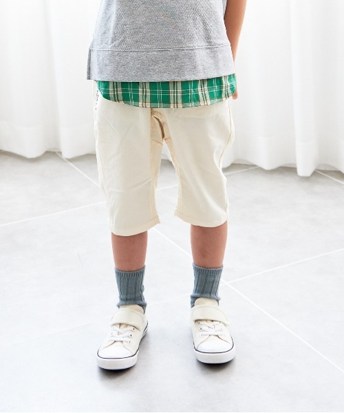 MAKE YOUR DAY(メイクユアデイ)の「スーパーストレッチ6分丈パンツ■80~140cm(その他パンツ・キッズ・ブラック/カーキ/アイボリー/ベージュ・80/90/100/110/120/130/140)」の5枚目の写真