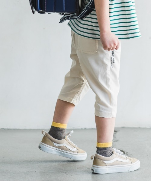 MAKE YOUR DAY(メイクユアデイ)の「スーパーストレッチ6分丈パンツ■80~140cm(その他パンツ・キッズ・ブラック/カーキ/アイボリー/ベージュ・80/90/100/110/120/130/140)」の19枚目の写真
