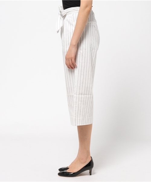 one after another NICE CLAUP（ワンアフターアナザーナイスクラップ）の「【non-no8月号掲載 ナイスクラップ】ガウチョパンツ（その他パンツ・レディース・オフホワイト/カーキ/インディゴブルー/ストライプ・FREE）」の13枚目の写真