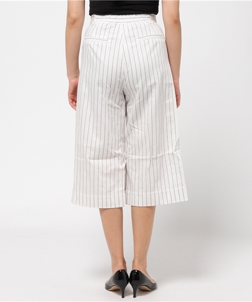 one after another NICE CLAUP（ワンアフターアナザーナイスクラップ）の「【non-no8月号掲載 ナイスクラップ】ガウチョパンツ（その他パンツ・レディース・オフホワイト/カーキ/インディゴブルー/ストライプ・FREE）」の6枚目の写真