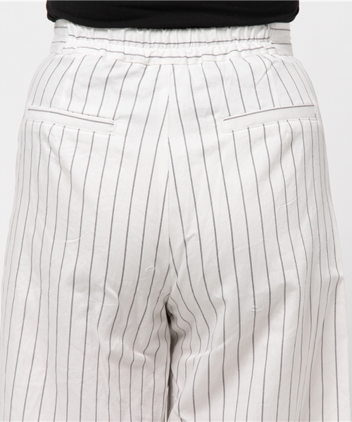 one after another NICE CLAUP（ワンアフターアナザーナイスクラップ）の「【non-no8月号掲載 ナイスクラップ】ガウチョパンツ（その他パンツ・レディース・オフホワイト/カーキ/インディゴブルー/ストライプ・FREE）」の8枚目の写真