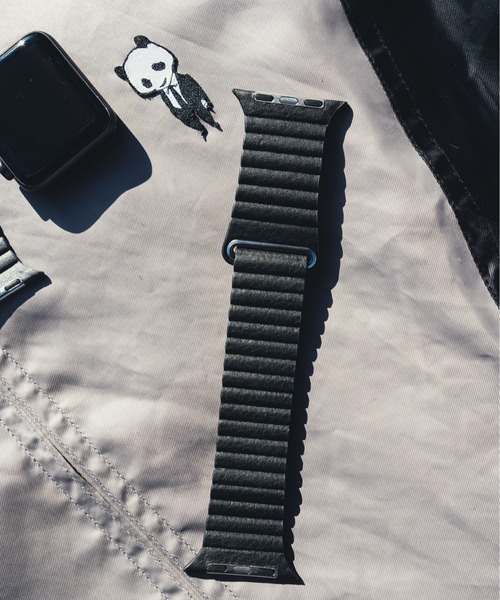 zandy(ズィーアンドワイ)の「zandy/ズィー・アンド・ワイ / Apple Watch マグネット PUレザーループバンド【レザーループ】 アップルウォッチベルト //// leather10(デジタル腕時計・メンズ・ホワイト/ブラック/ダークブラウン/ベージュ/ブラウン/グレー/レッド/イエロー/オレンジ/ブルー/グリーン・S/M)」の16枚目の写真