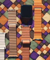 ability（アビリティ）の「zandy/ズィー・アンド・ワイ / Apple Watch マグネット PUレザーループバンド【レザーループ】 アップルウォッチベルト //// leather10（デジタル腕時計）」