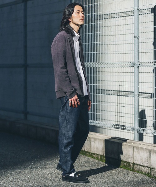 URBAN RESEARCH Sonny Label(アーバンリサーチサニーレーベル)の「ジャガードカットソーカーディガン(カーディガン/ボレロ・メンズ・グリーン/ベージュ/チャコールグレー/オフホワイト・LARGE/MEDIUM)」の16枚目の写真