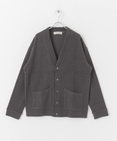 URBAN RESEARCH Sonny Label(アーバンリサーチサニーレーベル)の「ジャガードカットソーカーディガン(カーディガン/ボレロ・メンズ・グリーン/ベージュ/チャコールグレー/オフホワイト・LARGE/MEDIUM)」の17枚目の写真