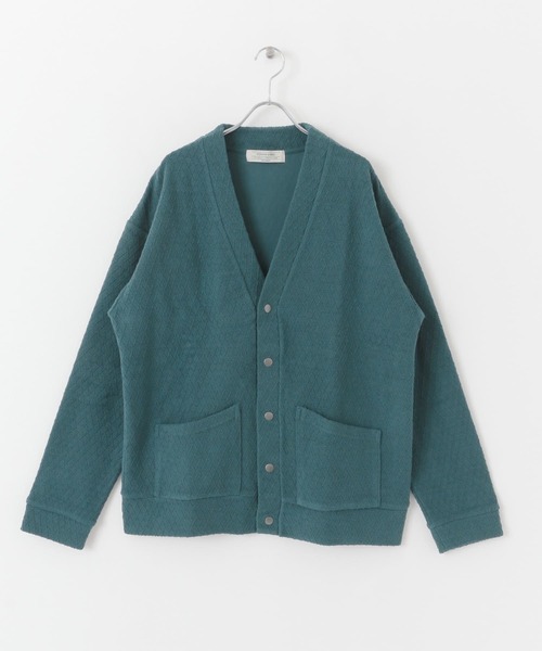 URBAN RESEARCH Sonny Label(アーバンリサーチサニーレーベル)の「ジャガードカットソーカーディガン(カーディガン/ボレロ・メンズ・グリーン/ベージュ/チャコールグレー/オフホワイト・LARGE/MEDIUM)」の20枚目の写真