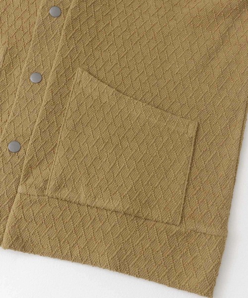 URBAN RESEARCH Sonny Label(アーバンリサーチサニーレーベル)の「ジャガードカットソーカーディガン(カーディガン/ボレロ・メンズ・グリーン/ベージュ/チャコールグレー/オフホワイト・LARGE/MEDIUM)」の18枚目の写真