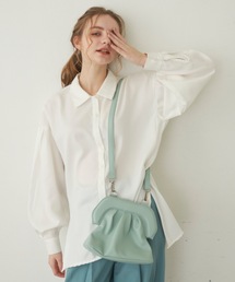 idem | volume sleeve tuck shirt/裾デザインシャツ(シャツ/ブラウス)