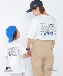 SHIPS | SHIPS KIDS:100~170cm / スヌーピー×MLB TEE(Tシャツ/カットソー)